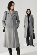 014 100% Wool Coat Grey S 4-6 M 6-8 L 10-12 Petite