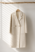 012 100% Wool Coat Cream