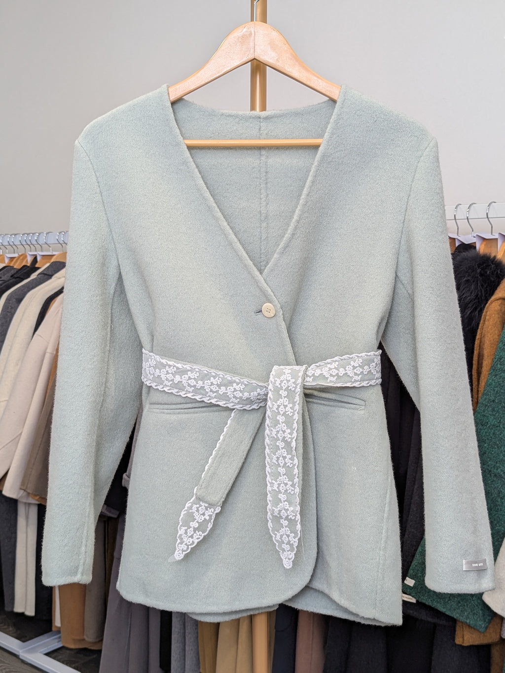 216 100% Wool Coat S 10-12