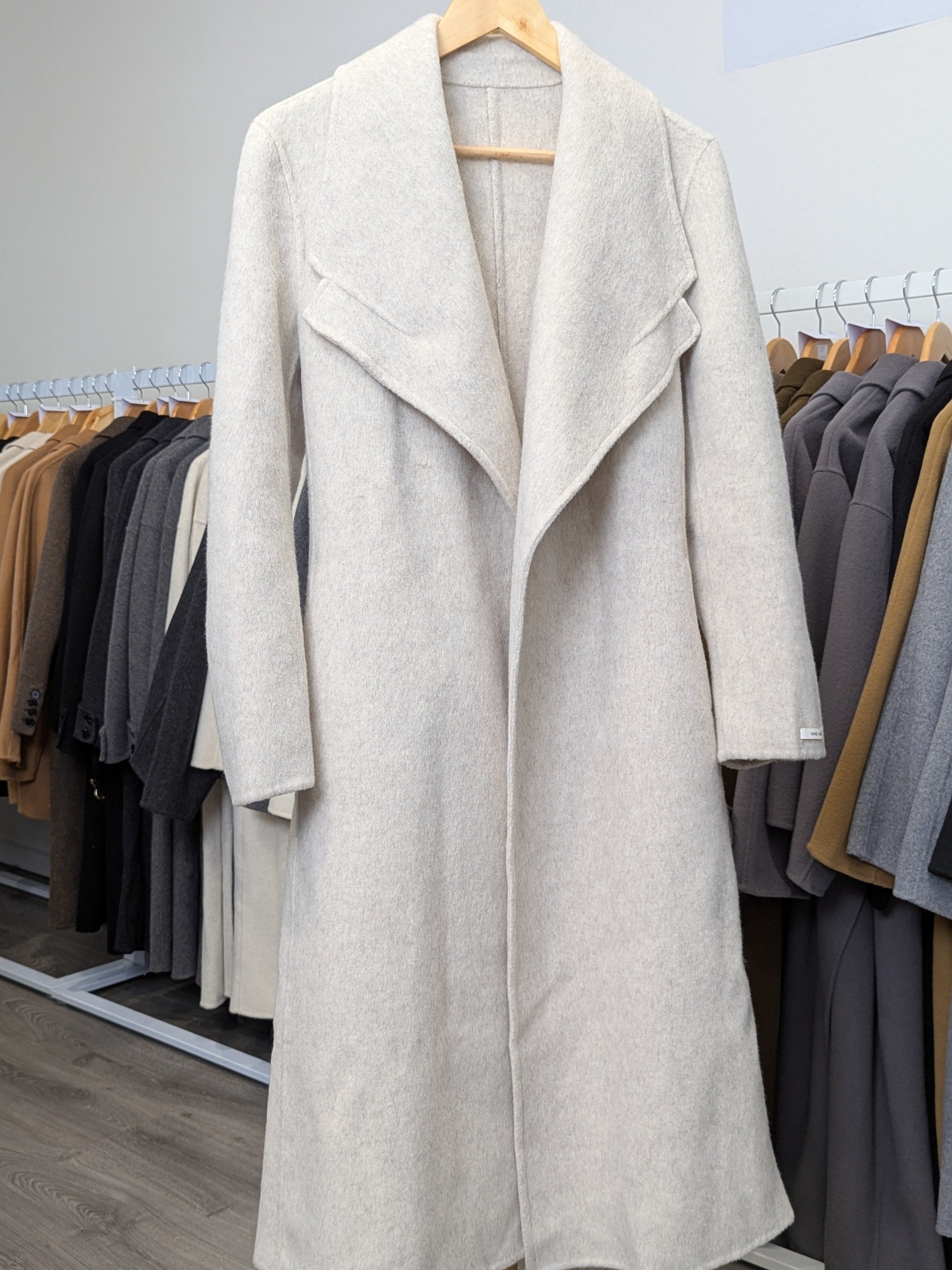 130 70% Wool Coat Oat