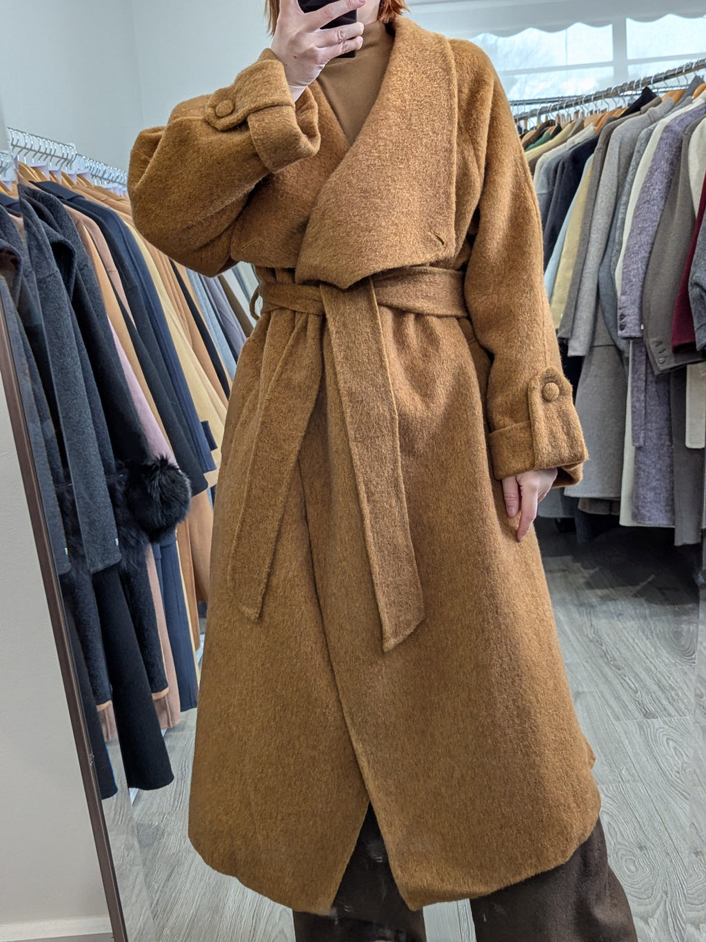 207 68% Wool Coat M 12-16