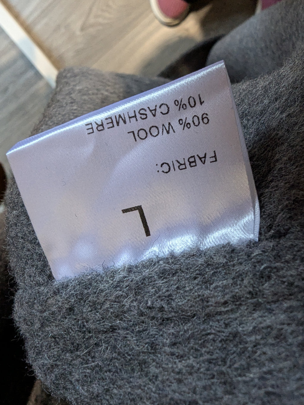 006 Cashmere blend Grey