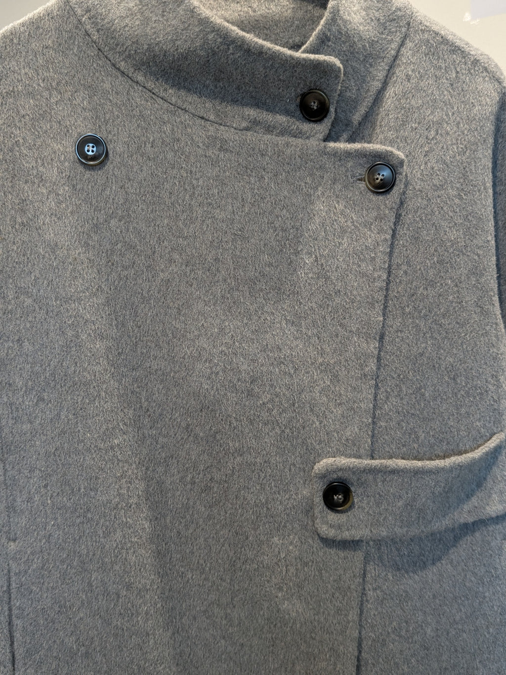 172 90% Wool Coat Grey S 8-10