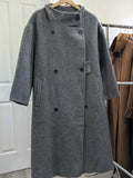 300 100% Wool Coat Grey S 10-12